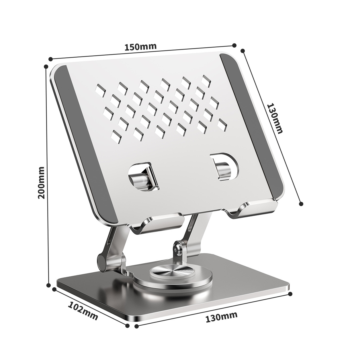 Picture of New tablet stand 360 ° rotating metal desktop support frame suitable for ipad mobile phone universal rack
