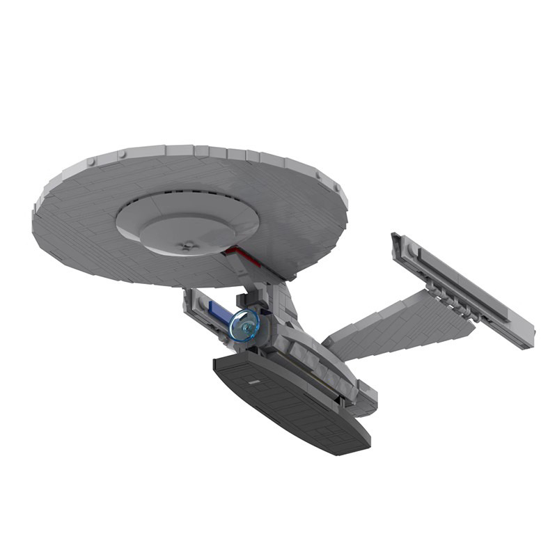 Picture of Compatible with Lego MOC suit Star Trek Enterprise-number A flying ship model creative puzzle assembling building blocks