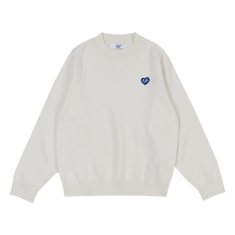 DK Children's Wear Autumn and Winter New Love Girl Boys' Sweater Knitted Middle and Big Kids Kids Boys Warm Pullover Sweater Trendy