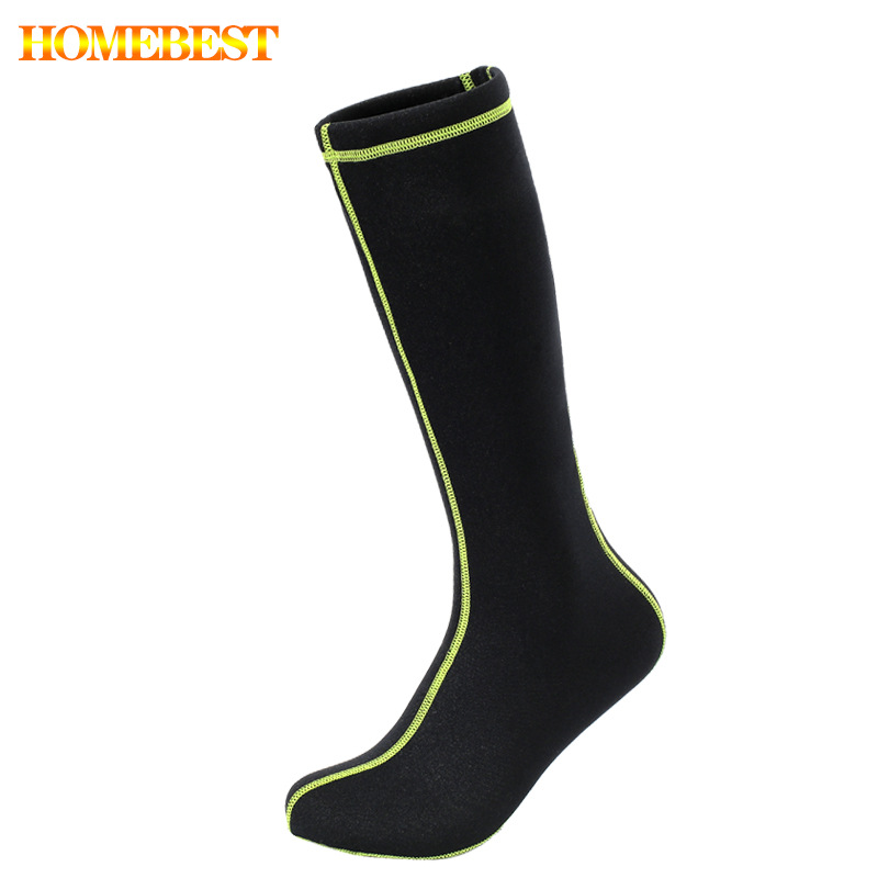 Picture of Long tube diving socks men and women adult non-slip beach snorkeling jellyfish socks swimming deep snorkeling stockings over the knee equipment