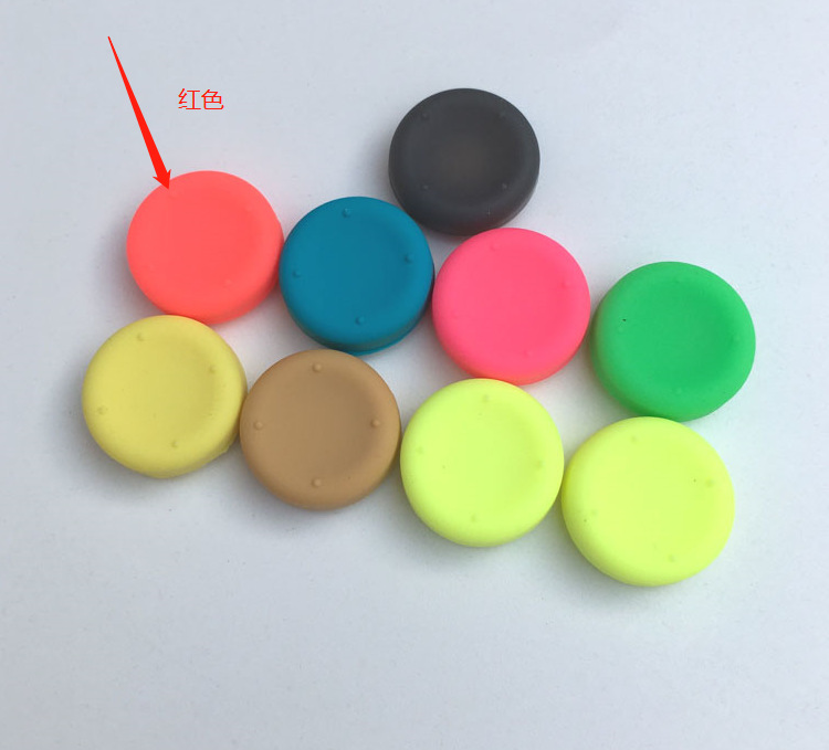 Picture of Suitable for Nintendo Switch Game Console Silicone Cap Rocker Cap Mushroom Head Rocker Cap High Cap Silicone