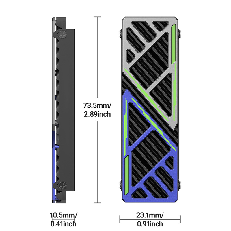 Picture of GMTA M.2 cooling vest radiator solid state drive SSD game mini simple fast portable cooling