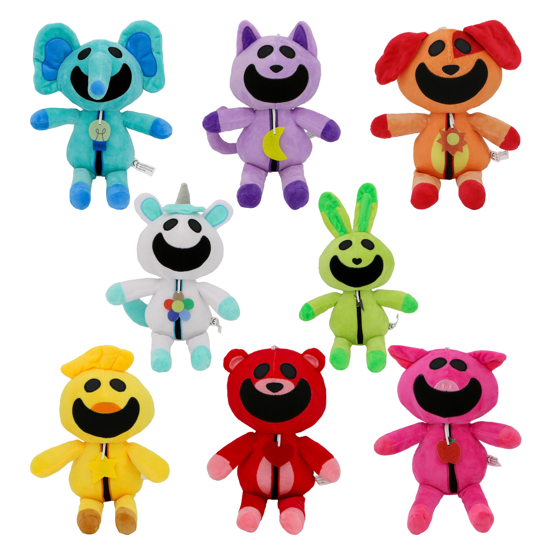 Cross-border Smiling Critters Smile Animal Plush Toy Bobby Game Time Peripheral Doll Wholesale