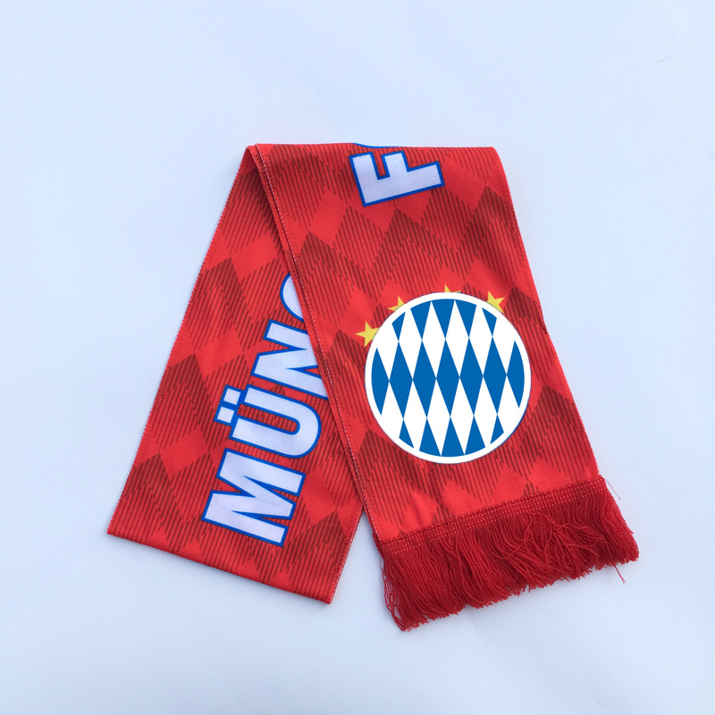 Picture of Fan Supplies Messi Youwen Imperial Horse International Ac Milan Paris Scarf Football Fan Cheer Autumn and Winter Warmth