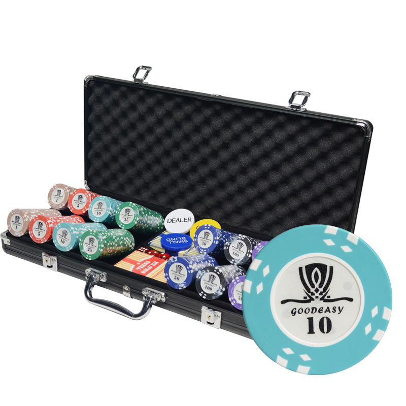 43 Texas Hold'em Macau Chips Hundred Mahjong Poker Chips Stud Mahjong Plastic Chip Coin Card Set