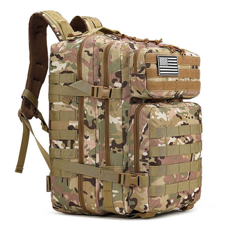 Picture of Cross-Border Popular Outdoor Tactical Backpack Molle Mountaineering Hiking Cycling Camouflage Bag Multi-Functional Sports Backpack