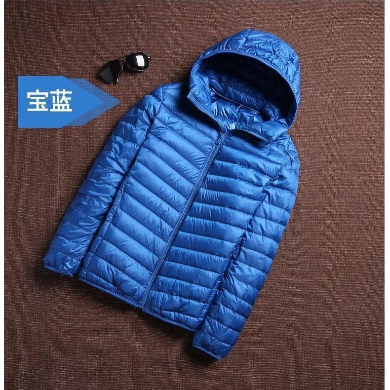 Picture of New Light Feather Cotton-padded Jacket Men's Short Vertical Collar Jacket Young Men's Thin Feather Cotton-padded Jacket