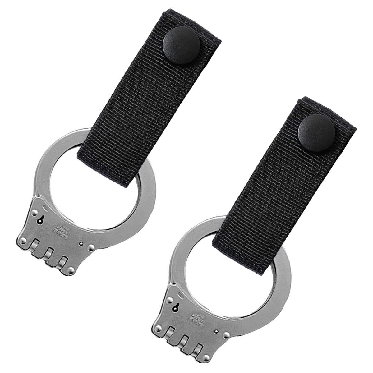 Tactical Handcuffs with Tactical Belt Hanging Buckle Tactical Quick Pull Portable with Waist Tactical Belt