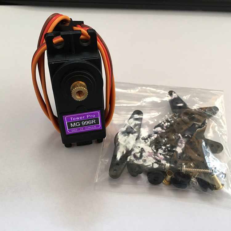 Hot sale MG996R robot/car/boat/aircraft 10KG full metal gear steering gear servo motor 180 °