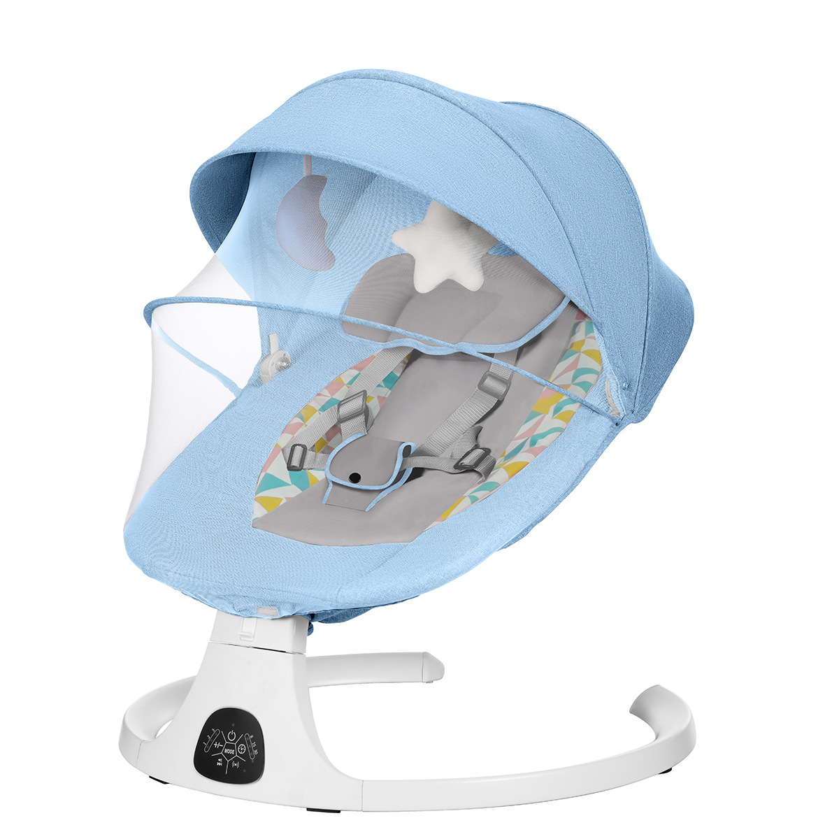 Picture of Cross-Border Dropshipping Electric Baby Rocking Chair to Coax Baby, Baby Cradle, Newborn Soothing Chair, Multi-Function