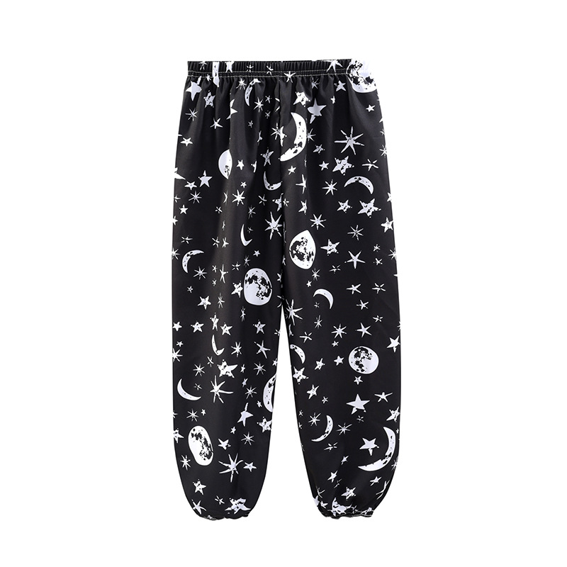Picture of Summer New Adult Mom Kidsren Boys Girls Family Wear Bloomers Anti-Mosquito Pants Cotton Silk Pants Trousers