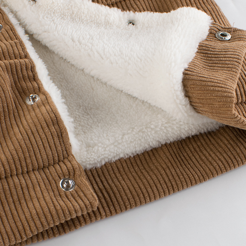 Picture of Spring children's clothing children's vest new 2024 boys lamb fleece fleece-lined baby clothing warm coat