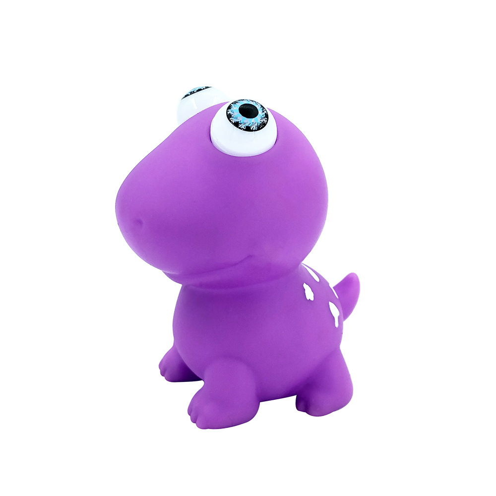 Picture of Cross-border cartoon factory direct decompression animal squeeze doll decompression pinch music stare eye vent toy