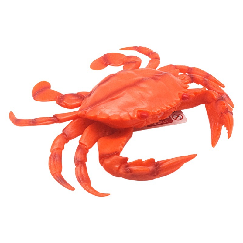 Cross-border vocal lobster crab shark sea animal model soft glue squid squid model children's toy