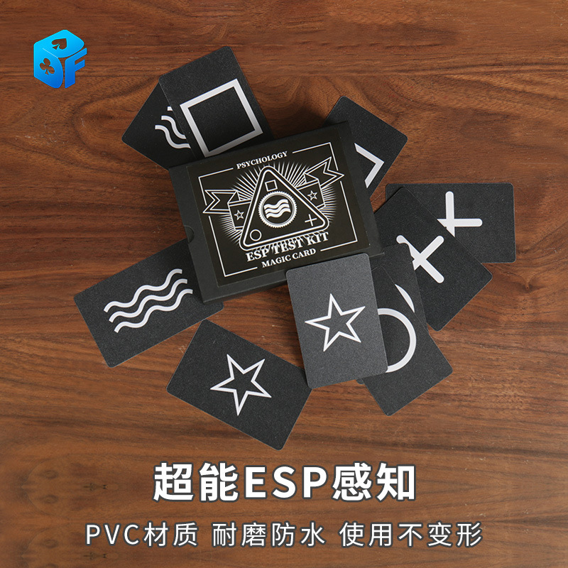 North magic ESP perception can be checked at will without any means. ESP prediction card mind magic props