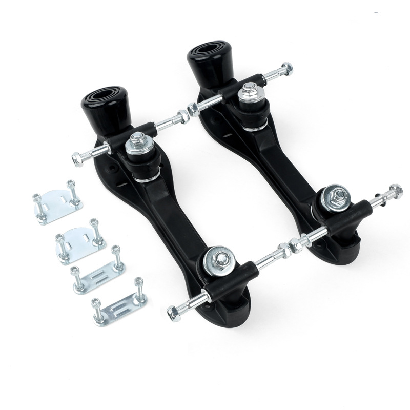 Picture of Double Row Roller Skate Car Adjustable Brake Head Base Roller Skate Accessories Four-wheel Skate Triangle Bracket