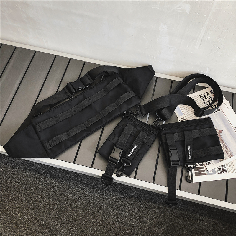 Picture of Foreign Trade Chest Bag Men's Crossbody Chest Bag Ins Fashionable Casual Detachable Functional Shoulder Bag Men's Crossbody Bag