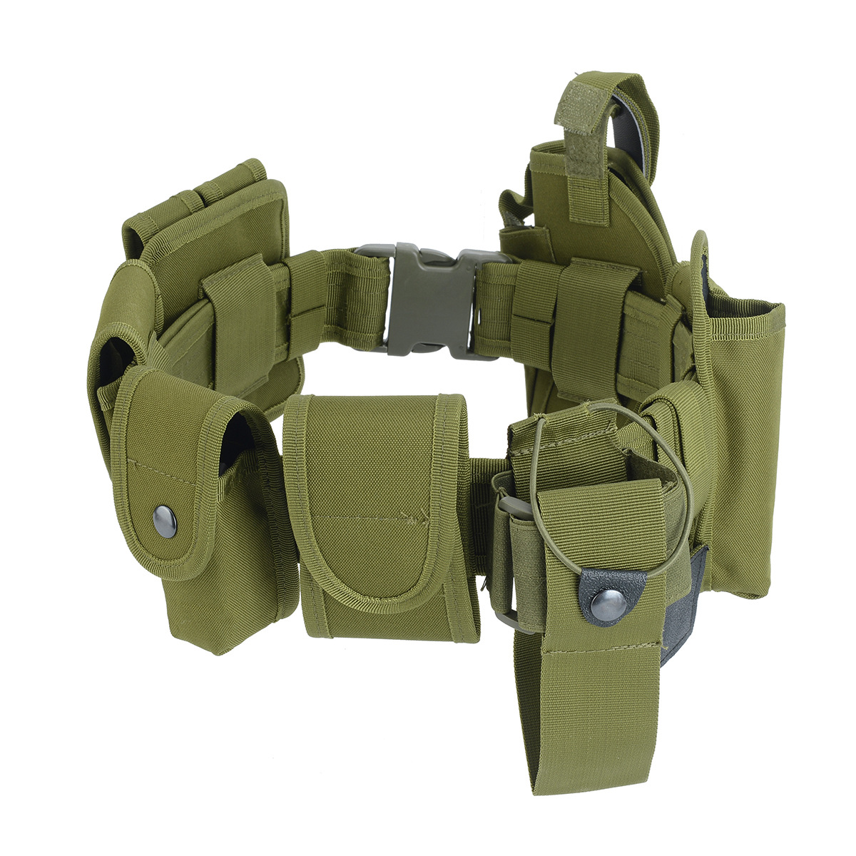 Picture of Oxford Cloth Belt Girdle Security Combination Multi-Functional Belt Training Duty Ten-Piece Set of Equipment