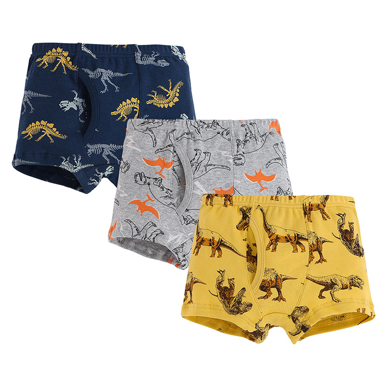 Picture of European and American boys boxer pants threaded cotton children's underwear boys boxer pants baby children's shorts wholesale