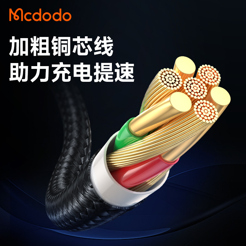 Picture of Smart Power-Off Data Cable Pd100W Fast Charging Dual Type-C Mobile Phone Laptop Charging Cable C to C