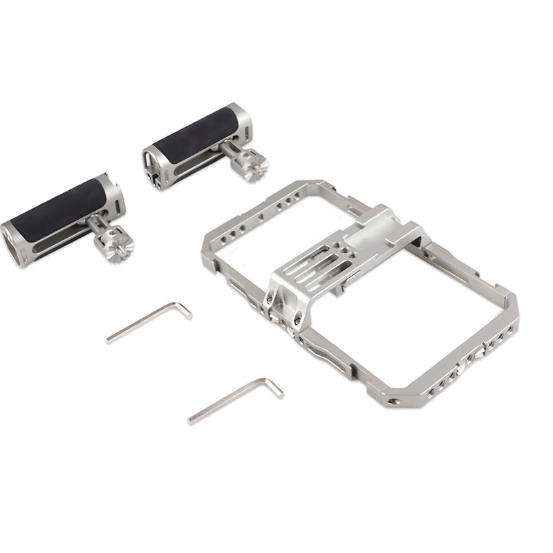 Picture of Mobile Phone Handheld Stabilizer Photography Bracket Extension Microphone Rabbit Cage Stabilizer Metal Mobile Phone Rabbit Cage