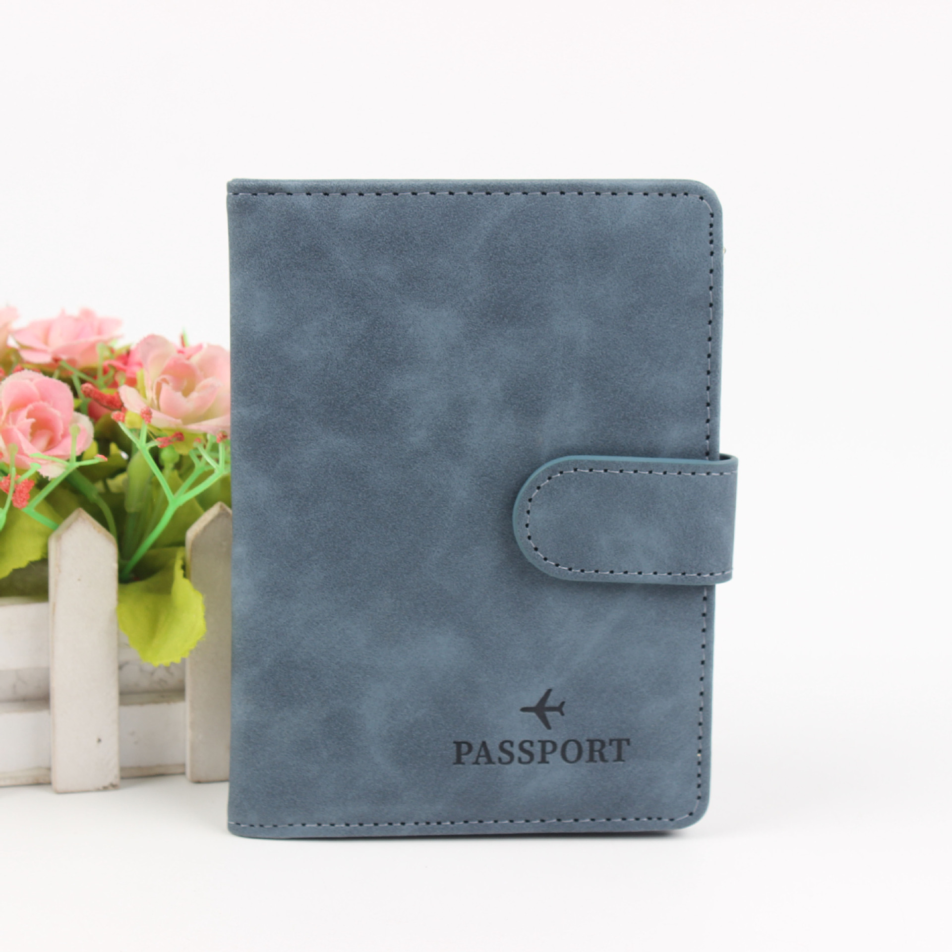 Picture of Spot New Rfid Passport Holder Convenient Multi-Functional Document Holder Pu Material Storage Travel Passport Bag
