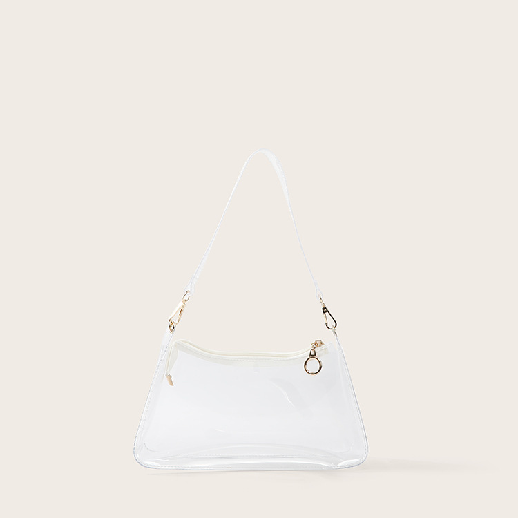 Picture of Europe and Middle East Fashion Jelly Transparent Bag Frog Underarm Bag Dumpling-shaped Portable Shoulder Bag Women's Bag Small Bag