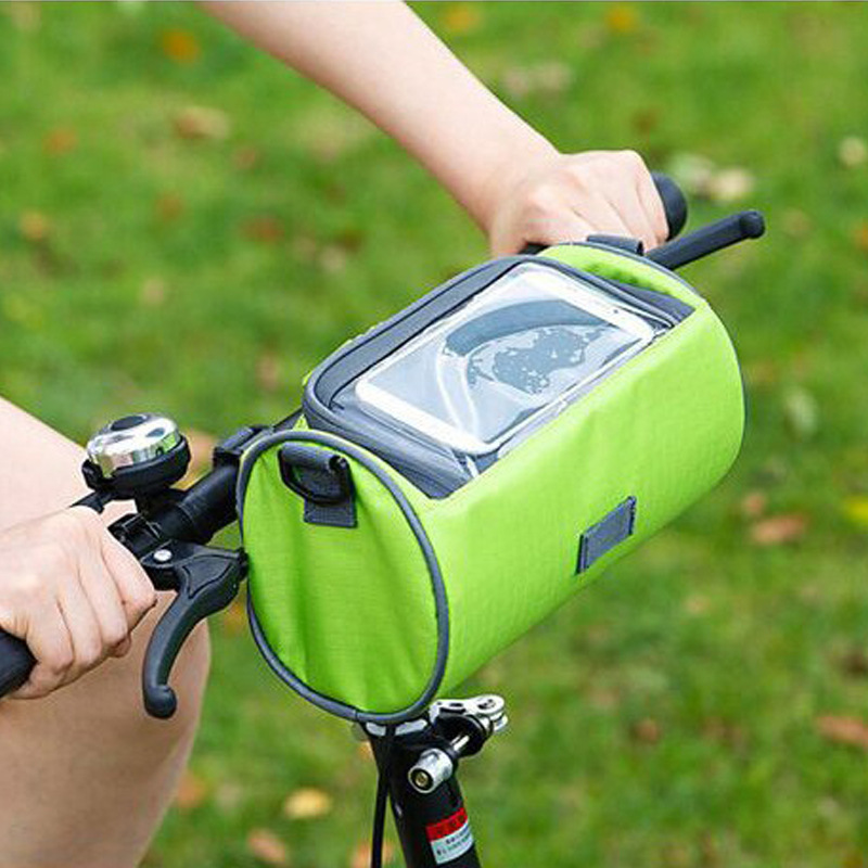 Picture of Multi-functional Mountain Bike Storage Bag Cycling Bag Shoulder Crossbody Bag Bicycle Touch Screen Navigation Bag Bicycle Bag