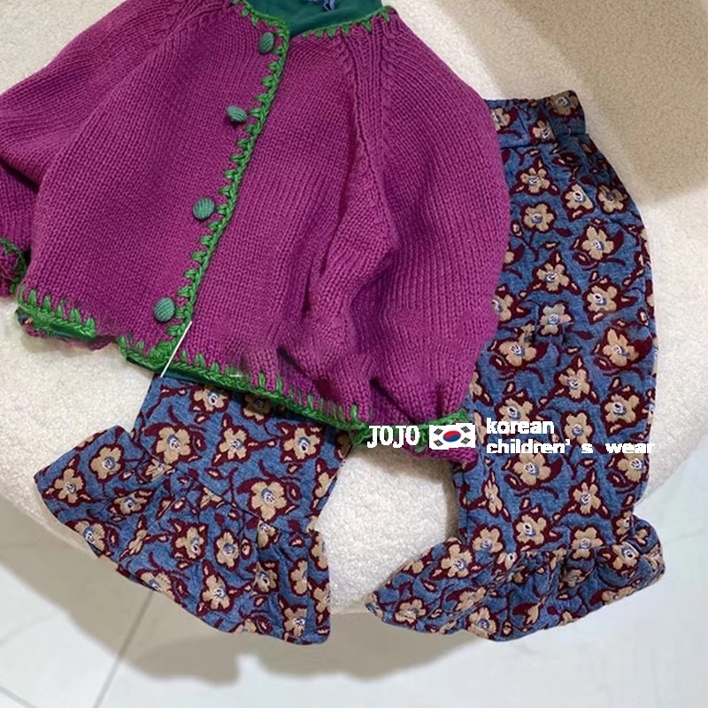 Picture of Korean Kidsren's Clothing Girls Sweater Cardigan 2023 Spring New Fashion Style Small and Medium-Sized Kidsren's Baby Casual Kidsren's Jacket Trendy