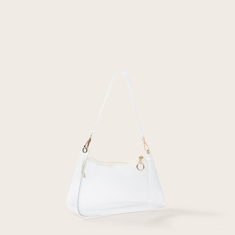Picture of Europe and Middle East Fashion Jelly Transparent Bag Frog Underarm Bag Dumpling-shaped Portable Shoulder Bag Women's Bag Small Bag