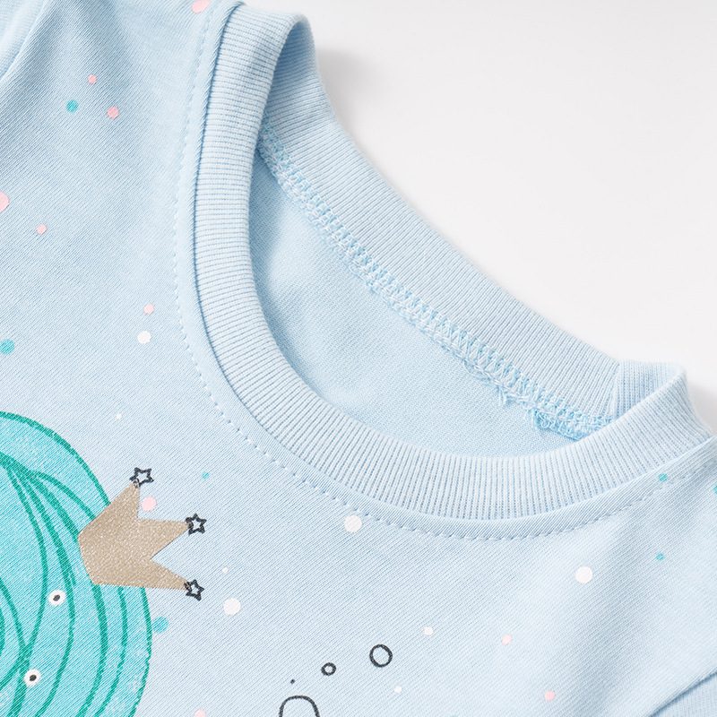 Picture of malwee children's clothing new children's short sleeve t-shirt girls jacket summer European and American brand children's clothing t-shirt a consignment