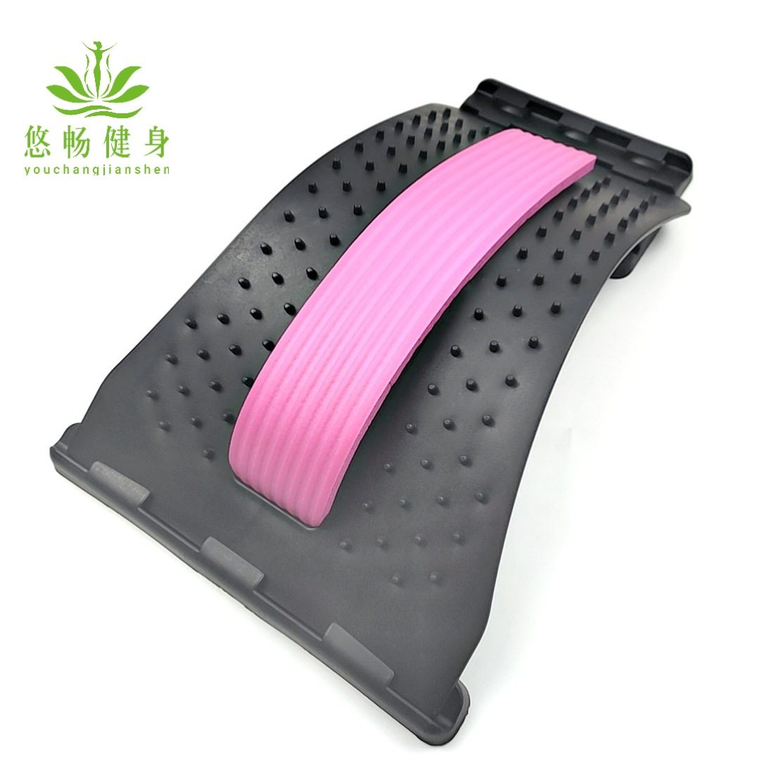 Picture of Lumbar Disc Traction Device, Lumbar Vertebra Corrector, Waist Strain, Curved Stretching and Relieving Device, Yoga Spine Massage Equipment