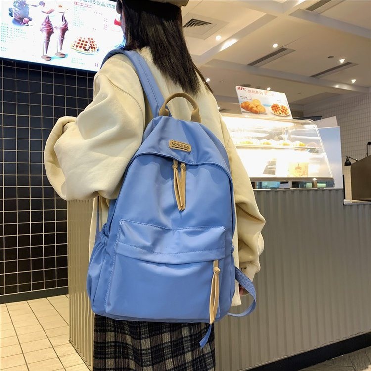 Picture of Korean Backpack Bag Female Middle School Students Junior High School Students Primary School Students Grade Three to Six Cute College Students Backpack Trendy