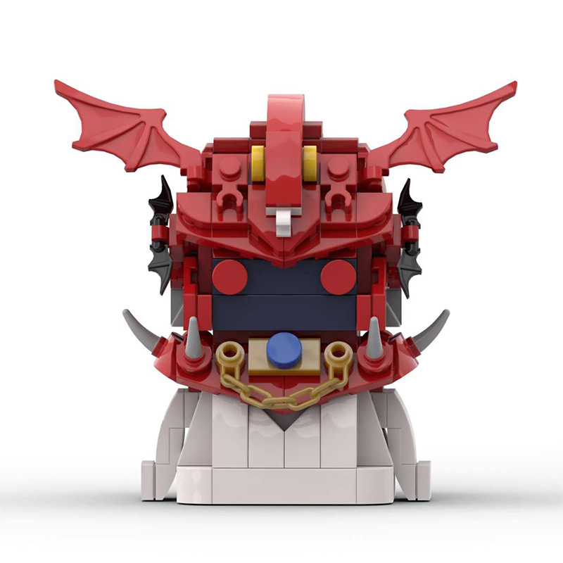 Picture of MOC Saint warrior building blocks compatible with Lego Pope Aris square head diy assembled model toy kids gift