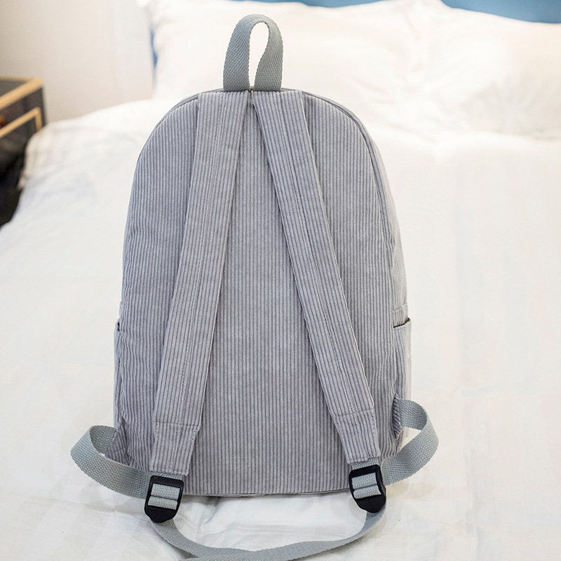 Picture of Schoolbag Women's Korean-style Harajuku ulzzang All-match High School Students Personalized Velvet College Style Backpack Women's Backpack