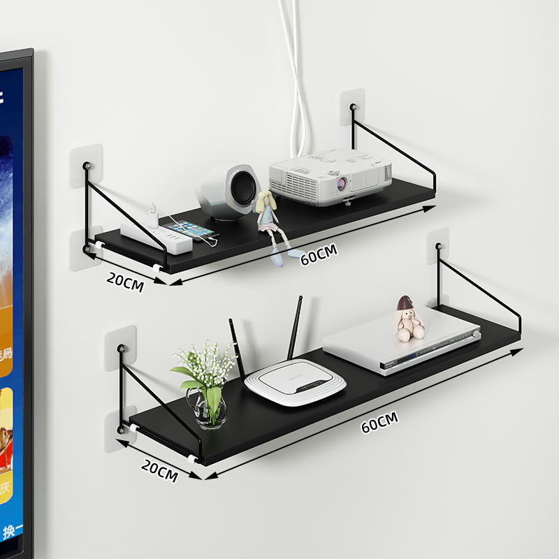 Picture of Cross-Border Wholesale Router Storage Rack for Tv Set-Top Boxes, Wall-Mounted Wifi Storage Rack Without Drilling