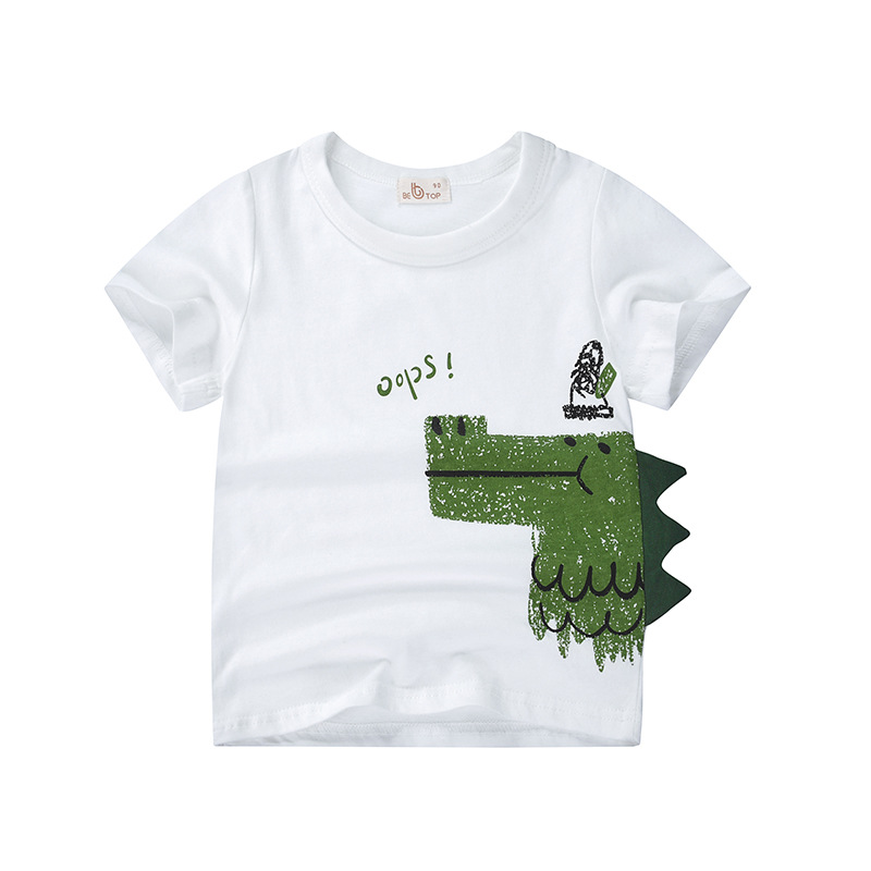Picture of Factory Direct Sales Be Top Kidsren's Clothing 2025 New Kidsren's Clothing Boys' Suits Summer Clothes Kidsren's K-Style Dinosaur Two-Piece Set