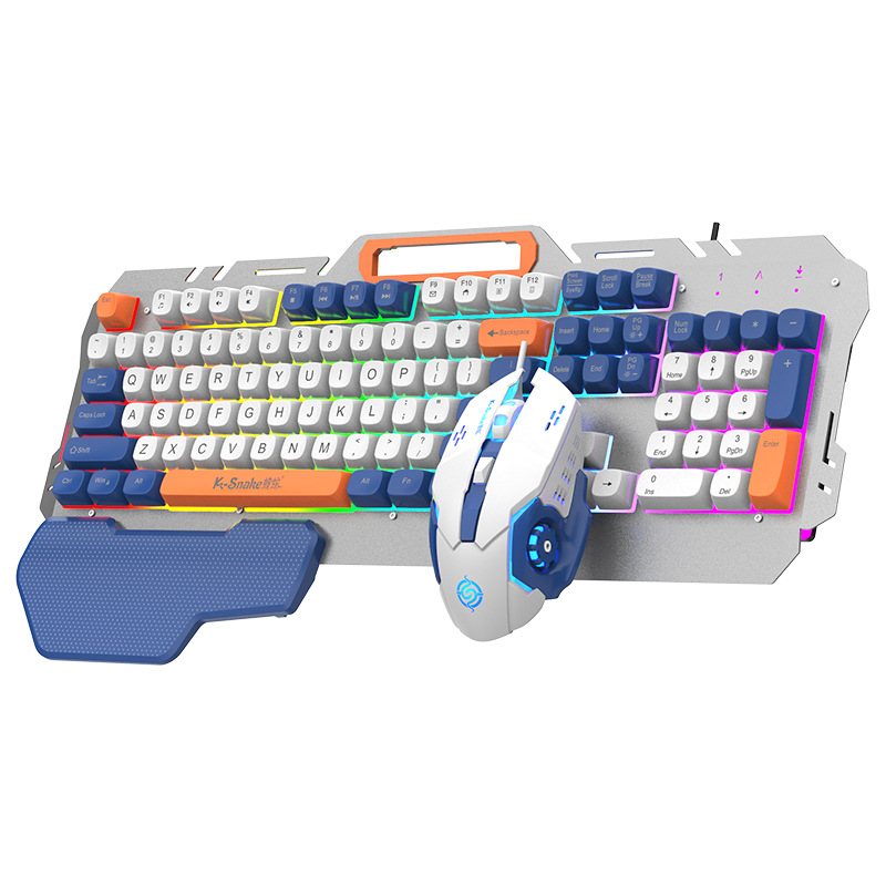Picture of Viper KM160 Mechanical Feel Keyboard Mouse suit Wired E-sports Game Notebook Metal Keyboard Mouse Office