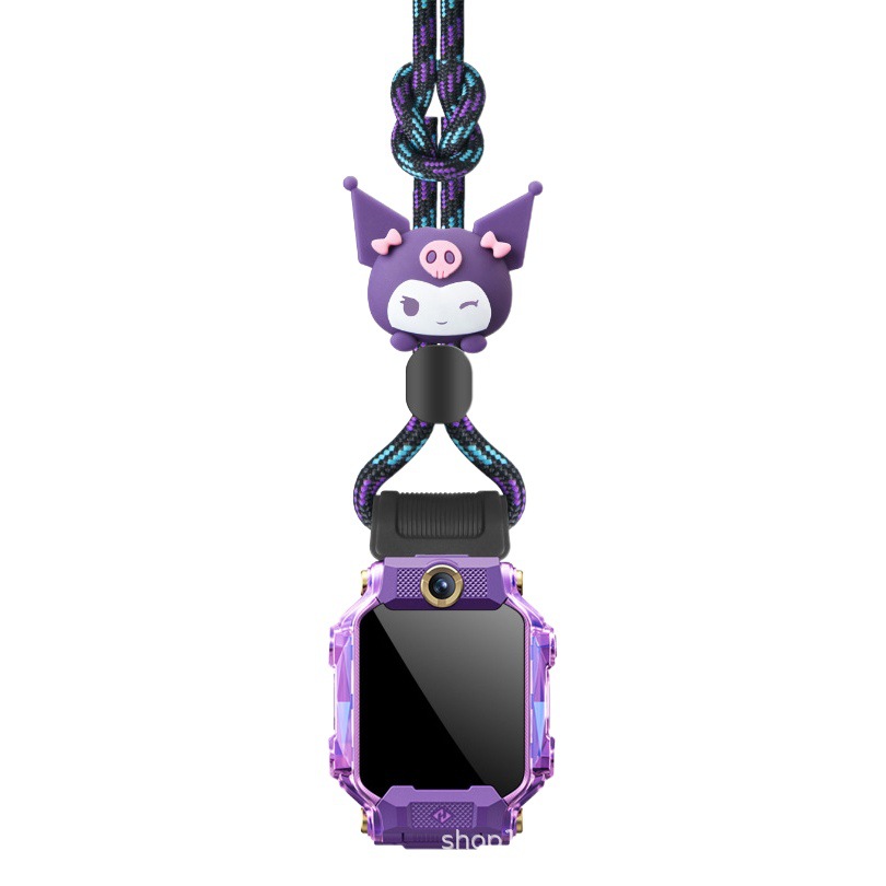 Suitable for little genius phone watch z9/z8/z7 cartoon halter nylon thick rope z6/z5/watch strap accessories
