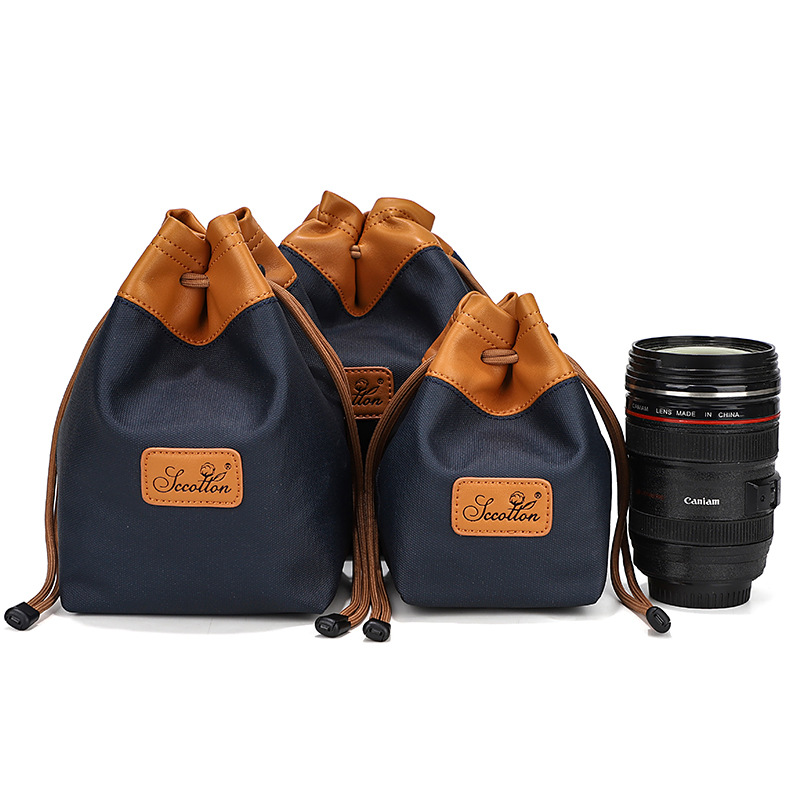 Picture of Seven-Color Cotton Retro Waterproof Slr Storage Bag Liner Wear-Resistant Sealing Photography Lens Manufacturer Wholesale Camera Bag