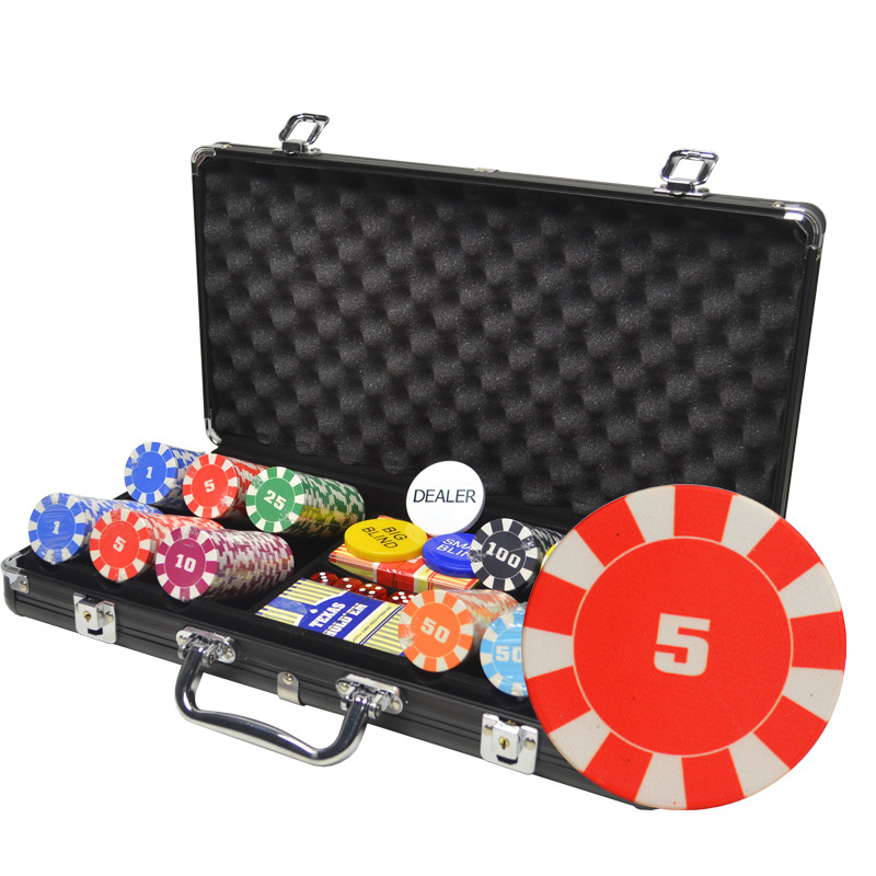 10g Ceramic Chip Coin Set Texas Hold'Em Baijia Black Jack 21 Points Ceramic Chip Set