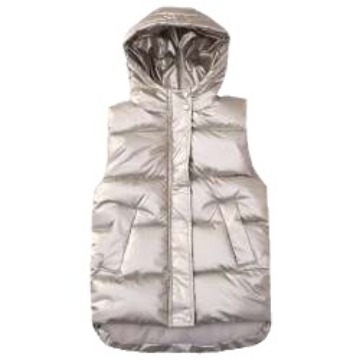 Picture of Girls' Down Cotton Vest 2023 New Children's Mid-length Western Style Autumn and Winter Korean Style Outer Wearing Tops
