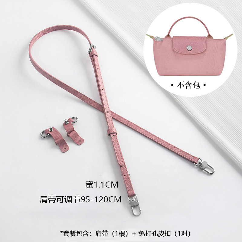 Picture of Source factory Longxiang mini bag shoulder strap diagonal strap non-destructive non-perforated modified bag with a variety of leather buckles optional