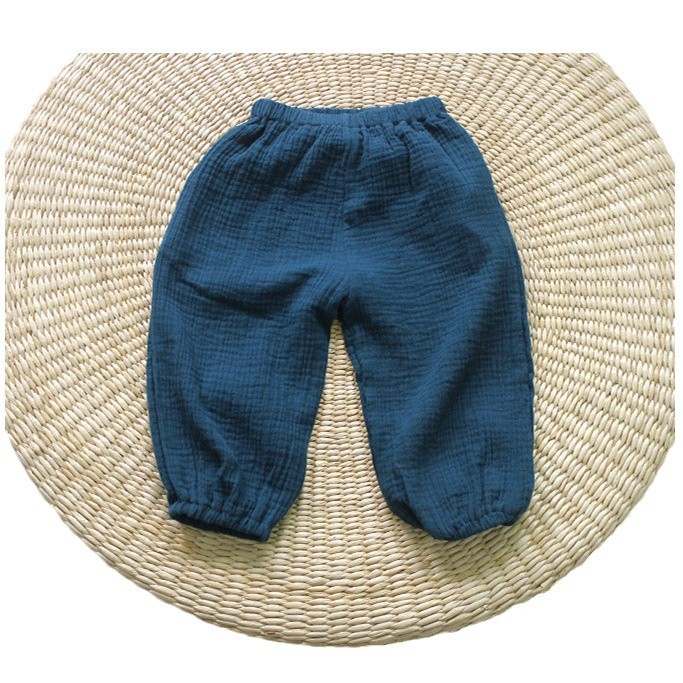 Picture of Forest Map Kidsren's Clothing Kidsren's Pants Summer Boys' Pants Korean Style Pure Color Girls Anti-Mosquito Pants Breathable Versatile Cotton