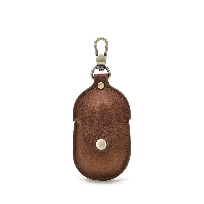 Picture of Suitable for Samsung Buds Cowhide Headphone Case, Simple Style Hook, Portable Bluetooth Headphone Protective Cover, Dropshipping