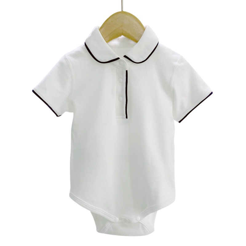 Baby Clothes Baby Clothes Baby Boy Short-Sleeved Jumpsuit Summer Triangle Harem Infant Clothing
