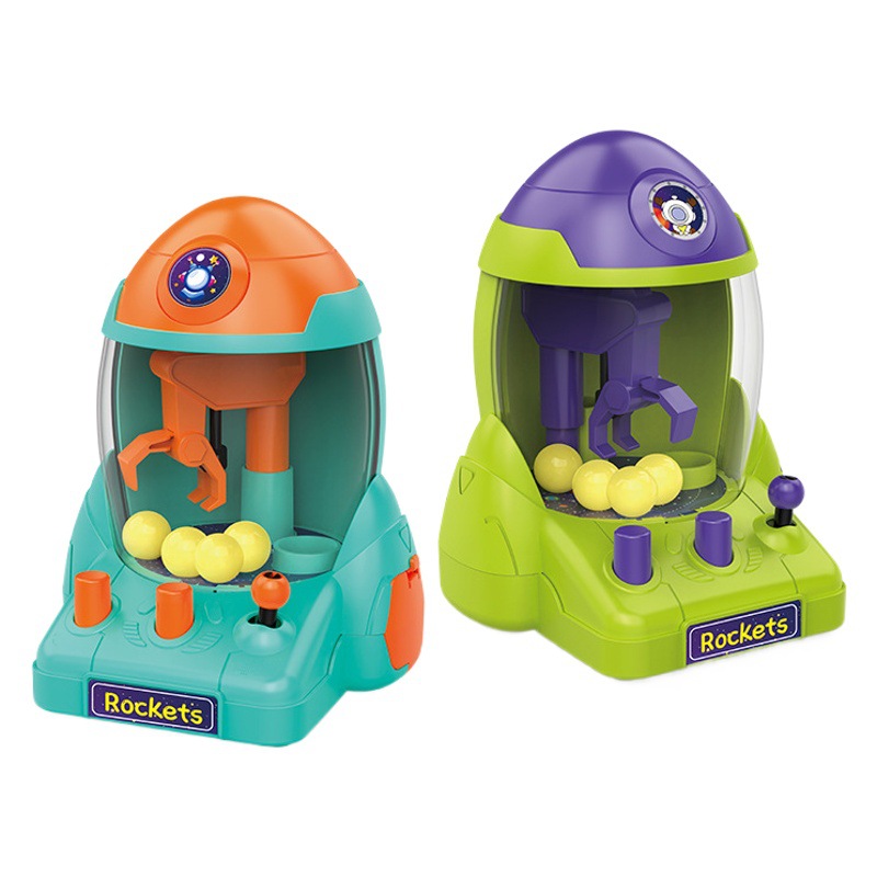 Children's Space Mini Claw Machine Ball Catching Machine Gashapon Machine Boys and Girls Educational Stall Toys Small Gifts