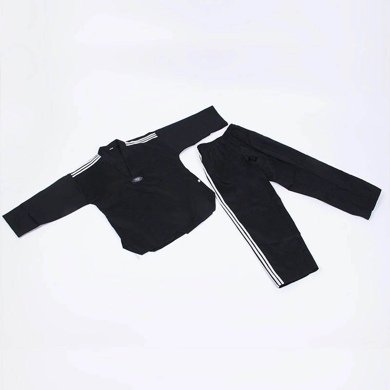 Picture of Pure Cotton Adult Taekwondo Uniforms, Children's Taekwondo Uniforms, Long-Sleeved Men's and Women's Short-Sleeved Taekwondo Clothing, Coach Uniforms