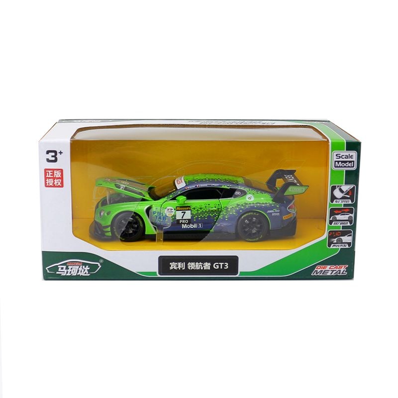 Picture of Yufeng Make 1:32 Bentley GT3 Racing Acousto-optic Power Simulation Metal Alloy Model Collection