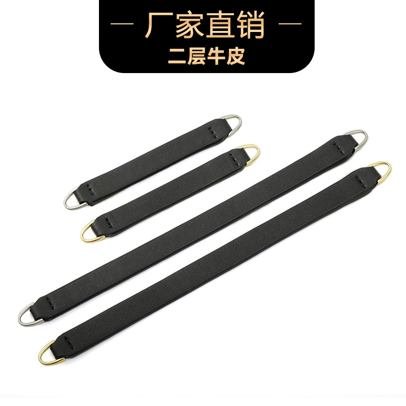 D-20 Small Fragrant Card Bag Black Genuine Leather Small Leather Strip Transformation No Injury Bag Messenger Bag Wallet Chain Accessories Single Buy